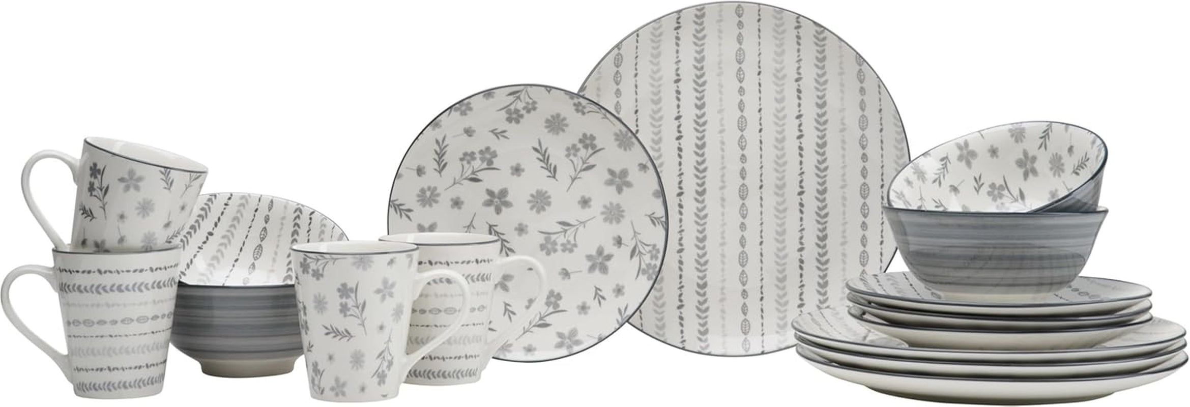 Set de veselă Sendai cu 16 piese, True