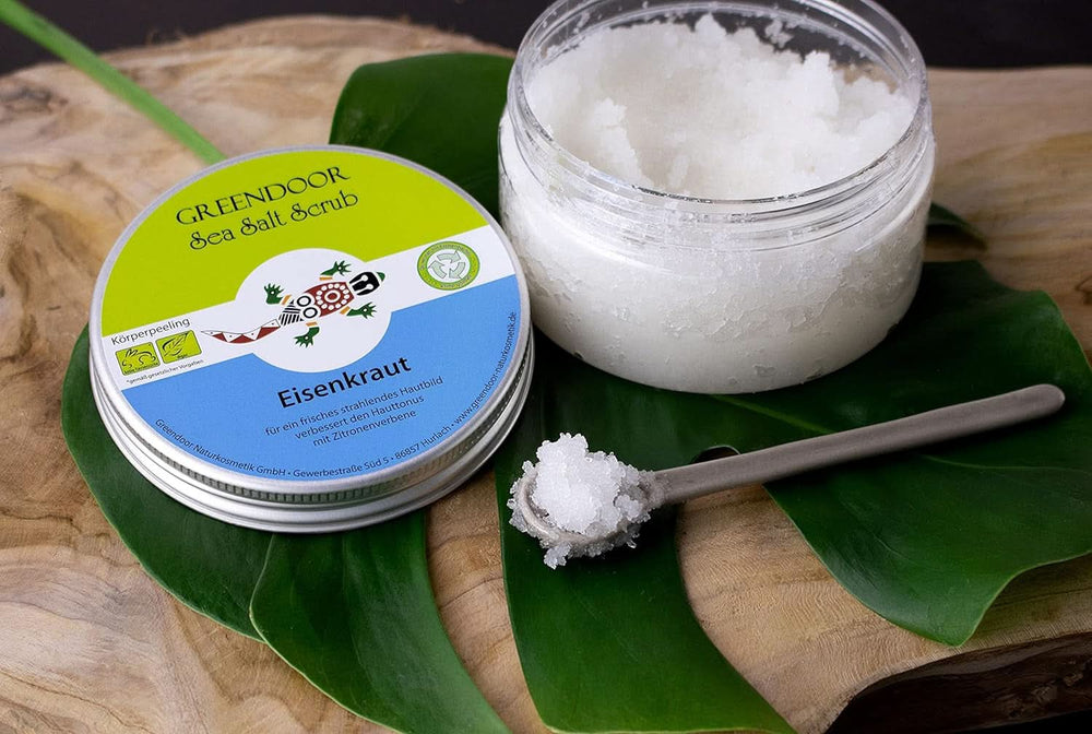 GREENDOOR Body Scrub, Vegan, Parfum de lămâie, 280 g Cosmetice si Infrumusetare Naty Shop