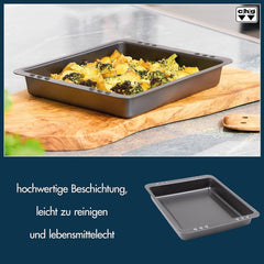 Chg Backform, ILAG Special 2-Schicht Antihaftbeschichtung, Sonstige, Jewells Ca. 28,5 x 23 x 4 cm, 9878-41, Jewells Ca. 28,5 x 23,0 x 4,0 cm Sütőformák és tálcák Naty Shop