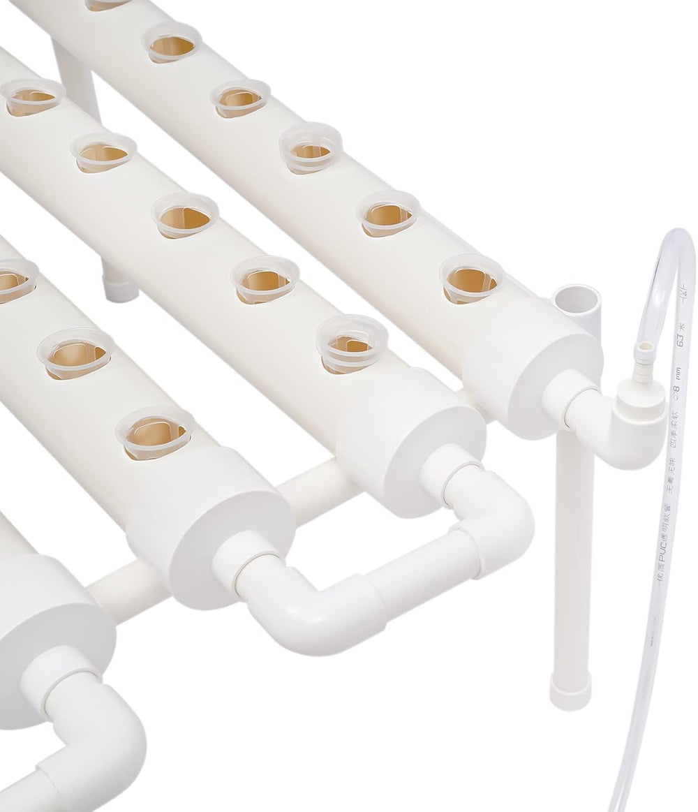 Hydroponische Systeme Grow Set Hydrokultur Plant Növényi hidroponikus Pflanzen BewäSserung System Kerti készlet Kerti szerszám Pflanze Sites Termesztési Hidroponika Hydroponisches Anzuchtsystem 54LöCher 6Rohr