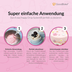 Colorant alimentar Goodbake Pastel Lilac (11 ml) – Colorant alimentar cu doză mare – Pentru colorarea prăjiturilor, fondantului, cremei de unt, macarons-urilor, băuturilor, slime-ului și multor altor obiecte. 100% vegan