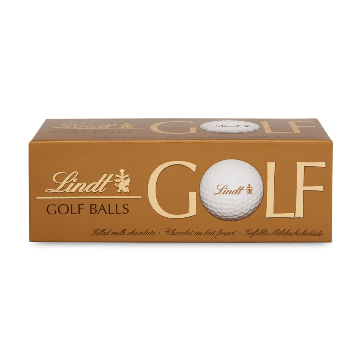 Lindt Schokolade - Golfbälle | 110 G | Drei Golfbälle Aus Lindt Vollmilch-Schokolade Mit Nougatcremefüllung Und Waffelstückchen | Pralinengeschenk | Geschenk Für Golfer | Schokoladengeschenk Naty Shop Default Title