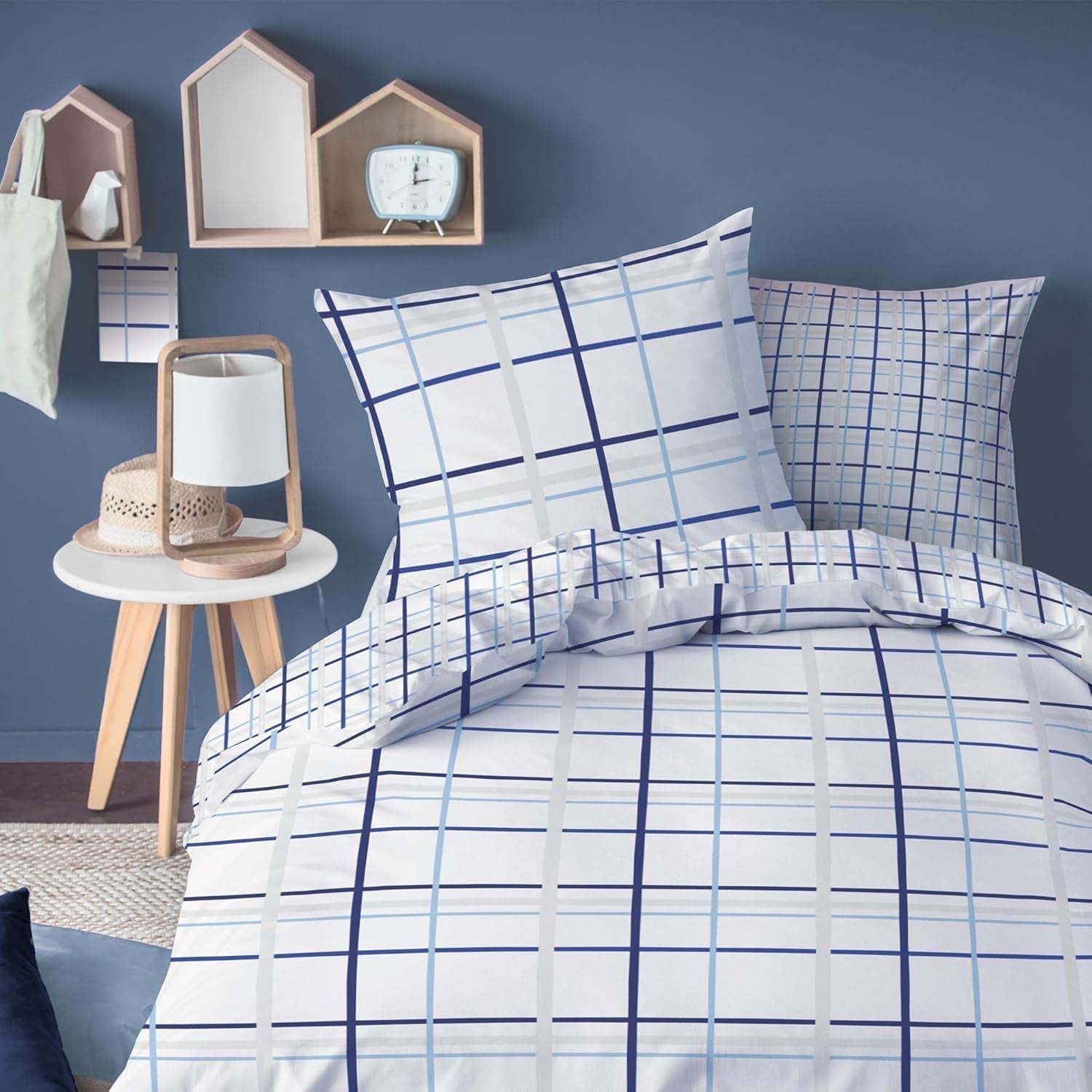 Lenjerie de pat pentru fetite, Unicorn, bumbac Lenjerie de pat - copii Naty Shop Dreptunghiuri