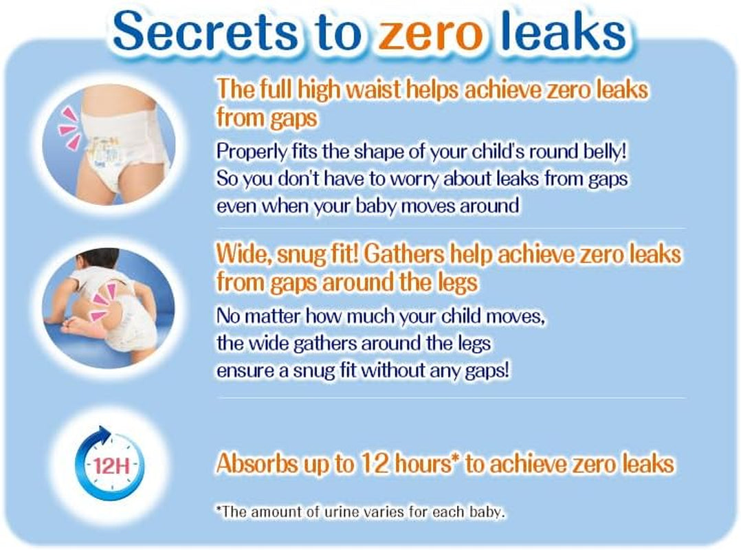 PBL pelenkák lányoknak (12-22 kg.) - Pelenkák lányoknak, 1-5 éves korig, 38-as csomag, 4-es méret, vizelet- és székletvédő, vízálló, rajzfilmmintás, eldobható, parabénmentes, 35 cm x 34 cm x 11 cm