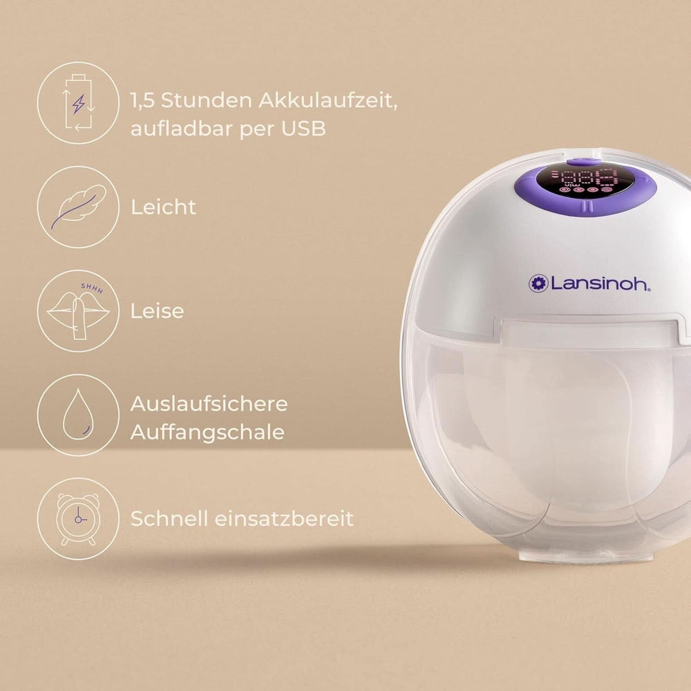 Lansinoh hordozható elektromos mellszívó Kiegészítők Élelmiszer és szoptatás Bebe Naty Shop