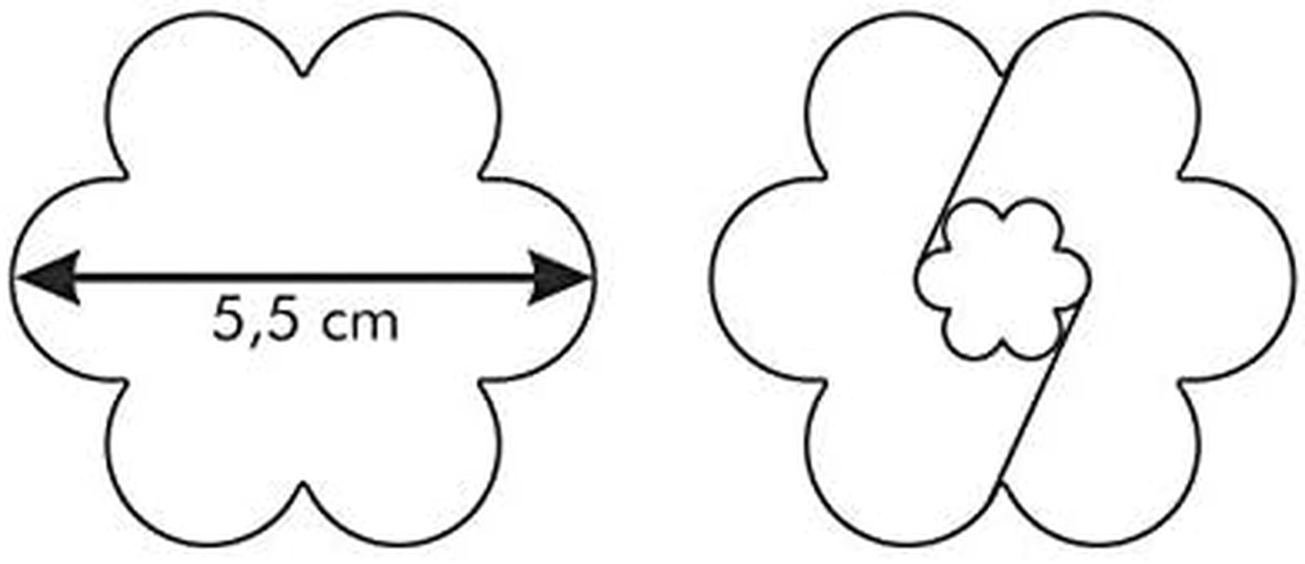 Formă de biscuiți cu flori Tescoma Delicia, 5,5 cm