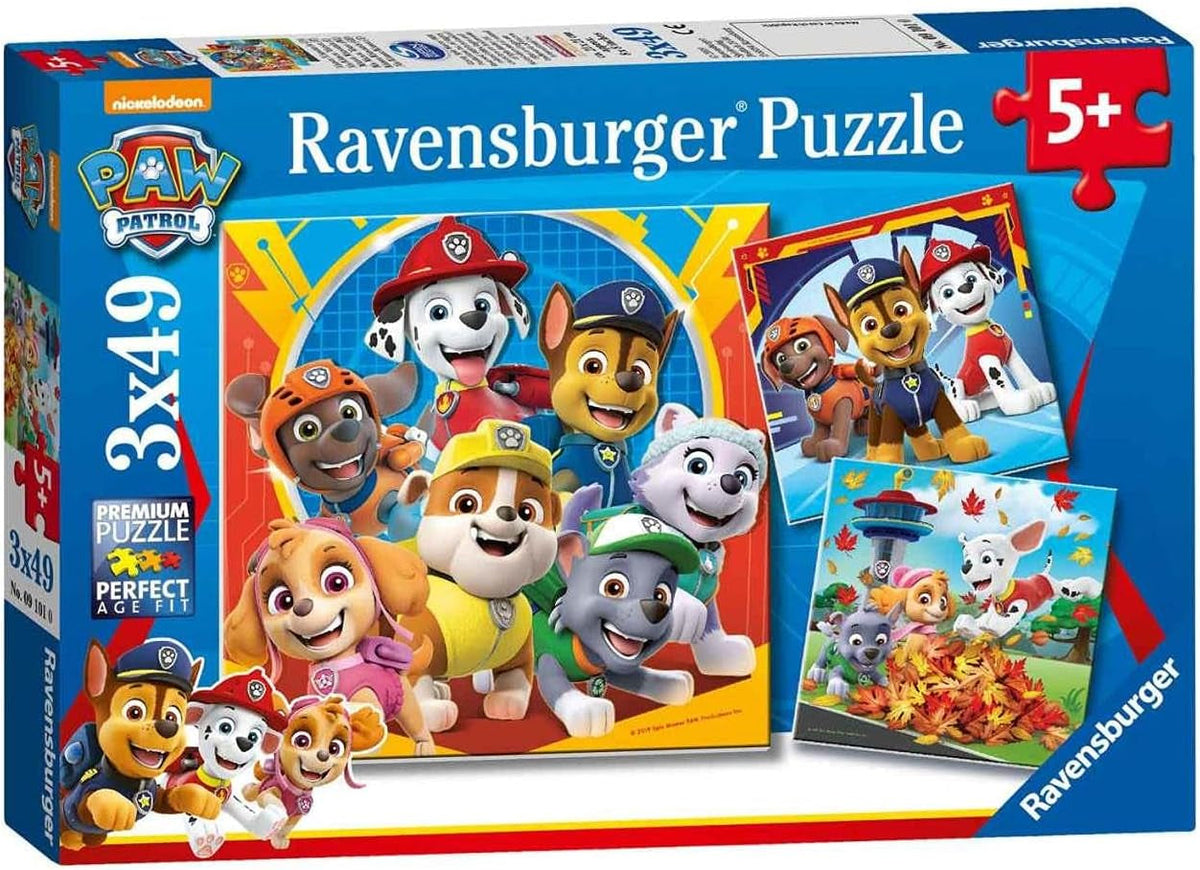 Ravensburger kirakós gyerekeknek 3X49 darabos - Mancs őrjárat - Mancs őrjárat Puzzle Naty Shop Single