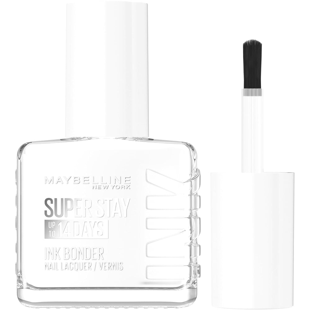 Maybelline New York Super Stay Ink Bonder 940 Alpine Snow - hosszantartó körömlakk az erős körmökért és az intenzív színért, 12,3 ml