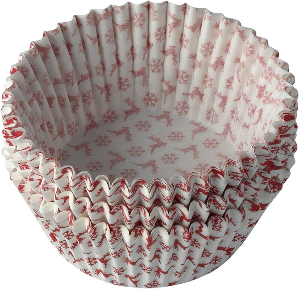 Eredeti Kaiser Inspiration Muffinform-Set 2-Teilig, Muffinblech Mit Xmas Papierbackförmchen Für 12 Muffin, 38 X 27 Cm, Cupcake Forma Antihaftbeschichte, Schwarz Formák és tepsi Naty Shop