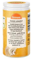 Ostmann Gewürze - Granular Zwiebeln | Zwiebelpulver zum Würzen herzhefter Gerichte | 40 g recyclebarer adagban