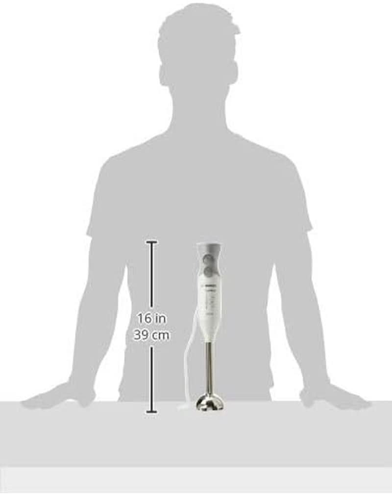 Bosch Stabmixx Ergomixx MSM66110, Edelstahl-Mixfuß, Mix- Und Messbecher, 2 Geschwindigkeitsstufen, Leichtes Gehäuse, 4-Klingen-Messer, Einfache Reinigung, 600 W, Weiß/Grau Kitchen Naty Shop