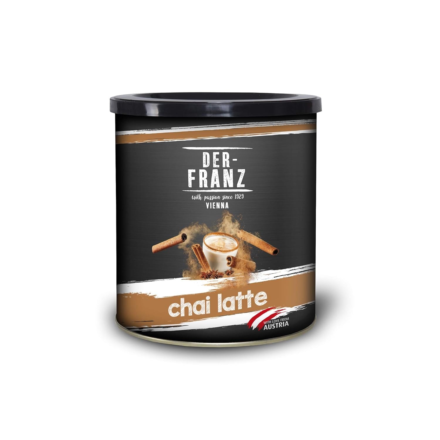 Der-Franz Ciocolată neagră de băut, 2 X 500 G Bomboane de Ciocolata Naty Shop 500 G Chai Latte