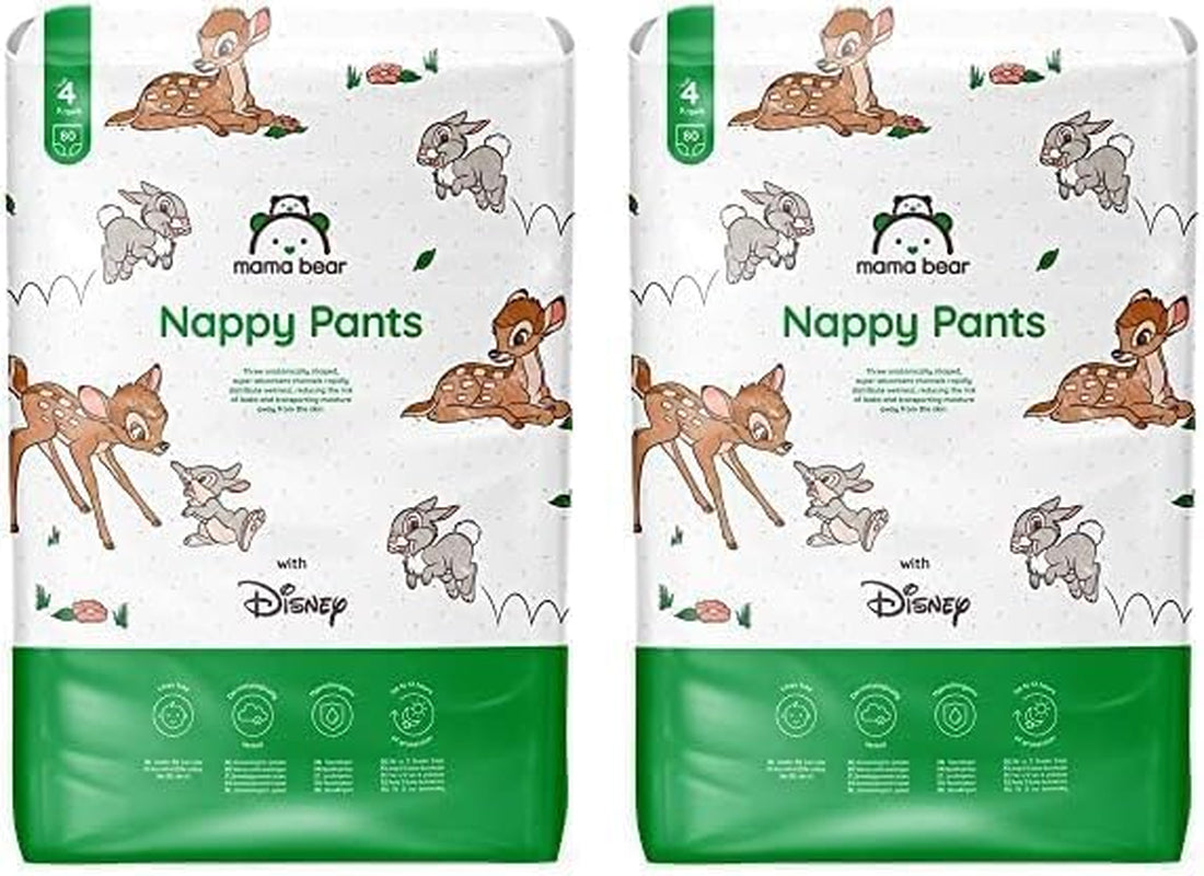 Amazon márka: Mama Bear Disney pelenkák, 5-ös méret (12-17 kg) - Havi doboz, fehér, 140 darab (2 70 darabos csomag)