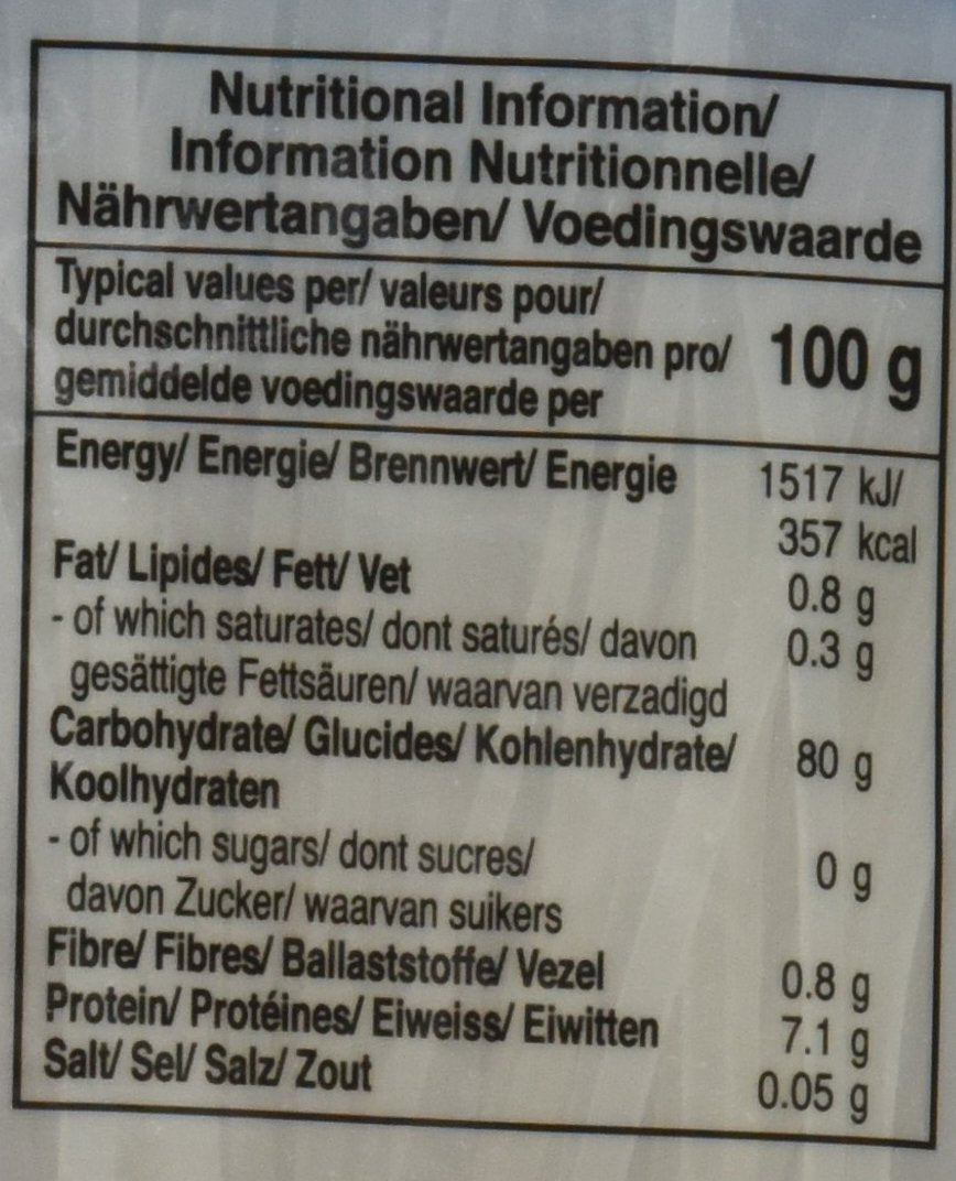 Kakas rizstészta, 3 mm, 1. osztály (1 csomag x 375 g)