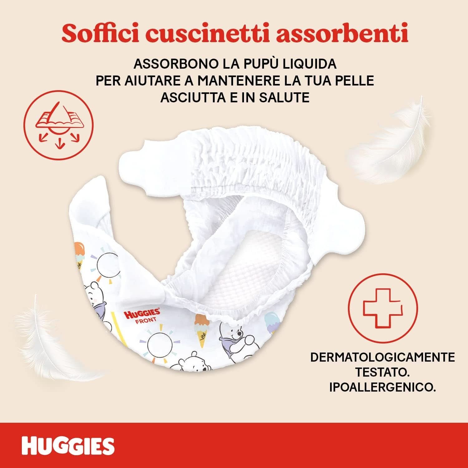 Huggies Baby, 2-es méret (3-6 KG), 24 pelenka Anya és Gyermek Naty Shop