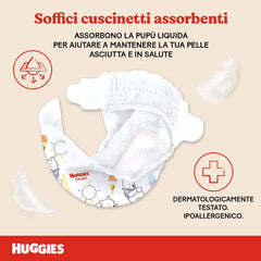 Huggies Extra Care babapelenka, 1-es méret (2-5 kg), szuper nedvszívó, Disney Design, tömeges kiszerelés, 160