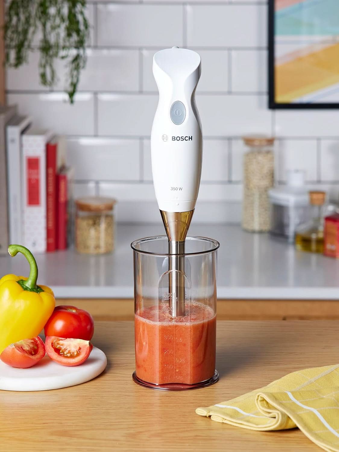 Haushaltsgeräte MSM6B500 Állványkeverő, 350 W, Silber/Weiß Kitchen Naty Shop