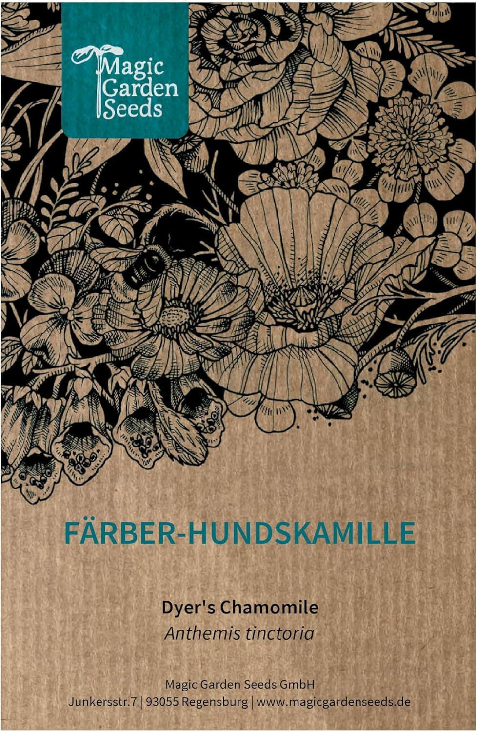 Festékkamilla (Anthemis tinctoria) – a hagyományos festéknövény és évelő vadvirág mintegy 800 magja
