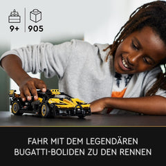 LEGO Technic Bugatti versenyautó, autómodellkészlet, sportkocsis játék, ikonikus gyűjthető autóskészlet, építőjáték 9 éves kortól, 42151 építőkészletek Besuche den LEGO-Store