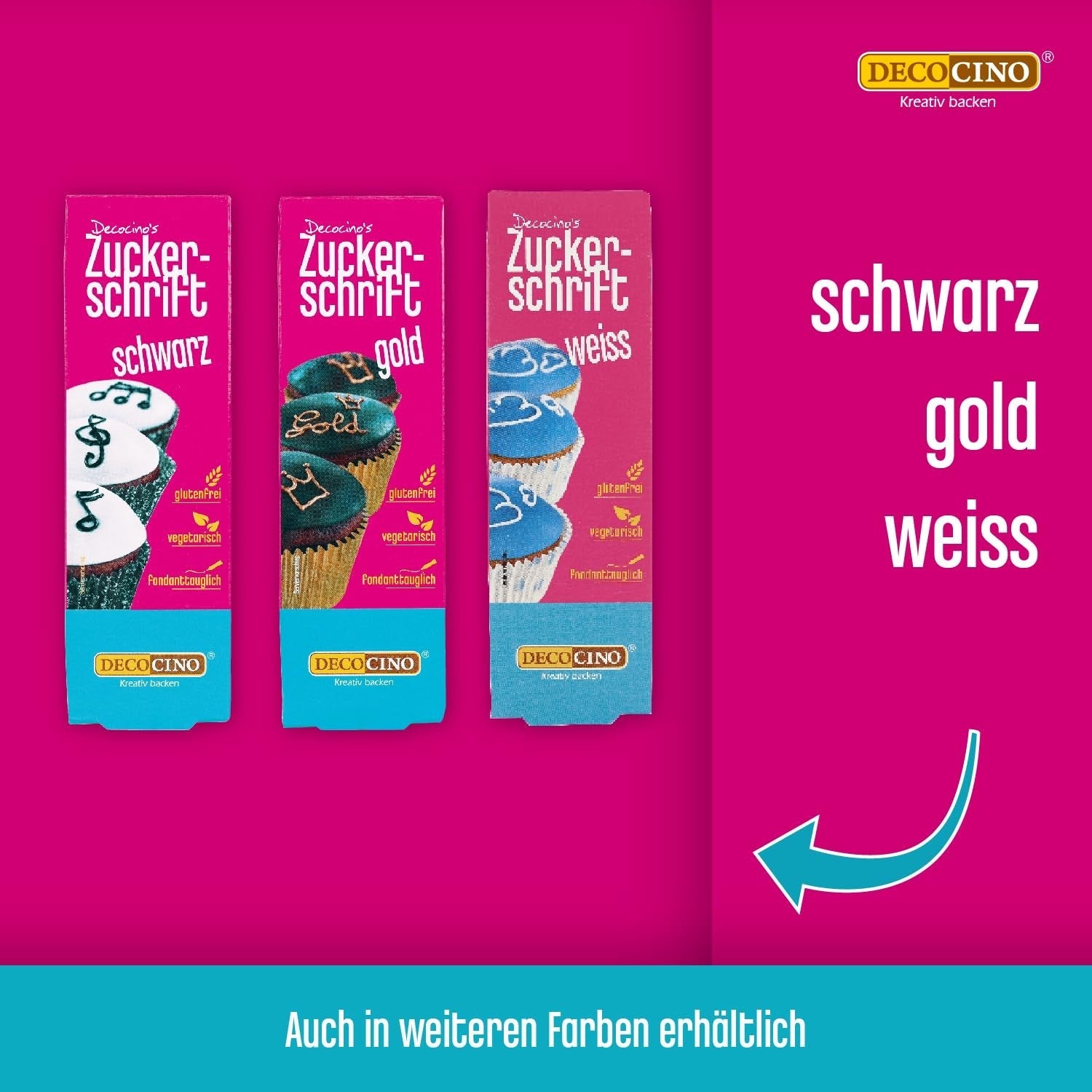 Decocino Inscripționare Zahăr în Roșu – Inscripționare Colorant Alimentar – Tub Practic pentru Etichetarea Fondantului și Glazurii – Decorațiuni de Coacere pentru Torturi, Torturi și Cupcakes! (Pachet de 2)