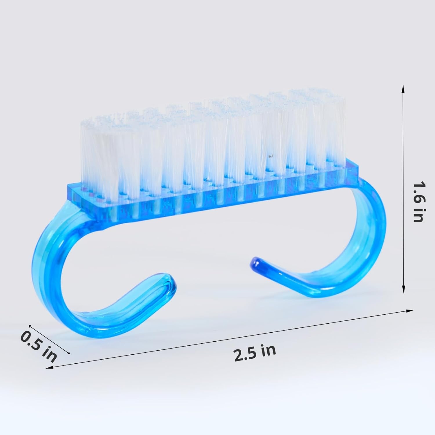 4-Teiliges Set Nagelbürsten, Handgriff Aus Kunststoff, Nagelreinigungswerkzeug Für Nail Art, Handreinigungsbürste, Tägliche Reinigungswäsche.