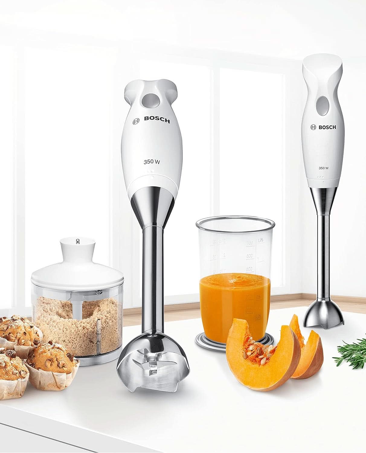 Haushaltsgeräte MSM6B500 Állványkeverő, 350 W, Silber/Weiß Kitchen Naty Shop