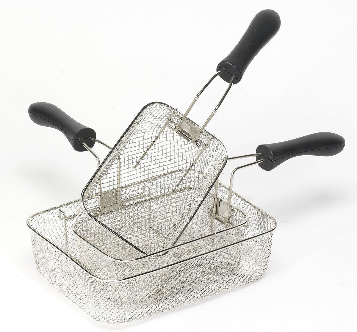 Olajsütő Bestron XL 3 sütőkosárral, Hidegzóna technológiával és kivehető olajtartállyal, 4 literes, 2000 W Háztartási gépek Naty Shop