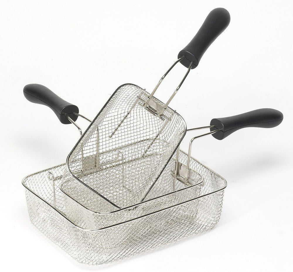 Olajsütő Bestron XL 3 sütőkosárral, Hidegzóna technológiával és kivehető olajtartállyal, 4 literes, 2000 W Háztartási gépek Naty Shop