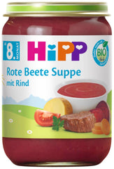 Hipp bioleves 8 hónapos kortól Céklaleves marhahússal, 190G, 6 csomag (6X190G) Anya és Gyermek Naty Shop Alapbeállítás