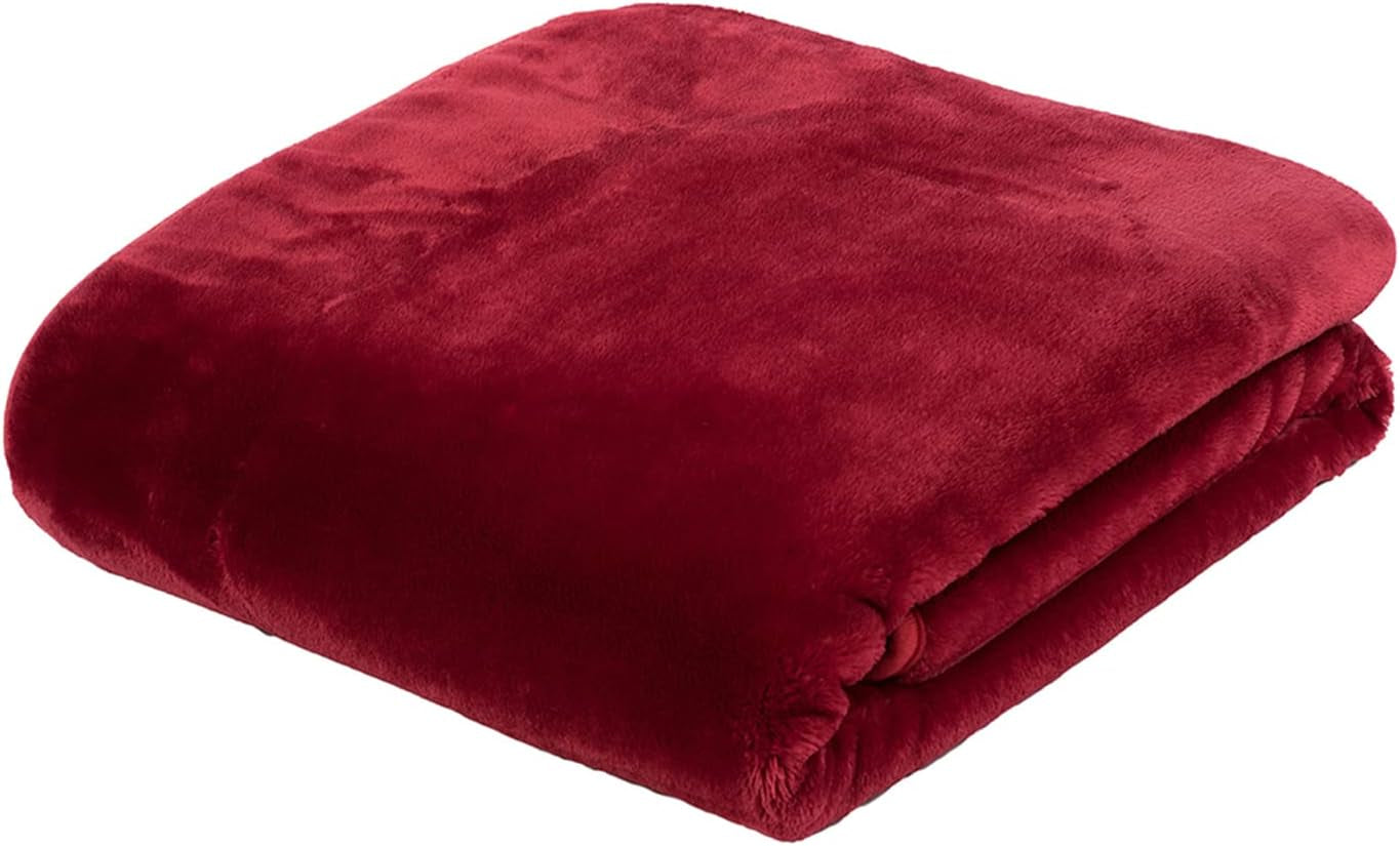 Gözze - Kényelmes takaró Premium Cashmere-Feeling, 500 G/M², 180 X 220 cm - mustár Ágyak és Takarók Besuche den GÃ¶zze-Store Red 180 X 220 cm