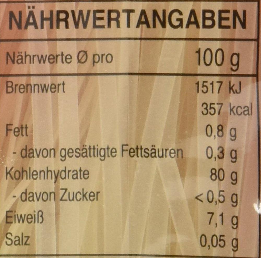 Aroy-D rizstészta gluténmentes 3 mm-es kiszerelés (1 csomag x 375 g)