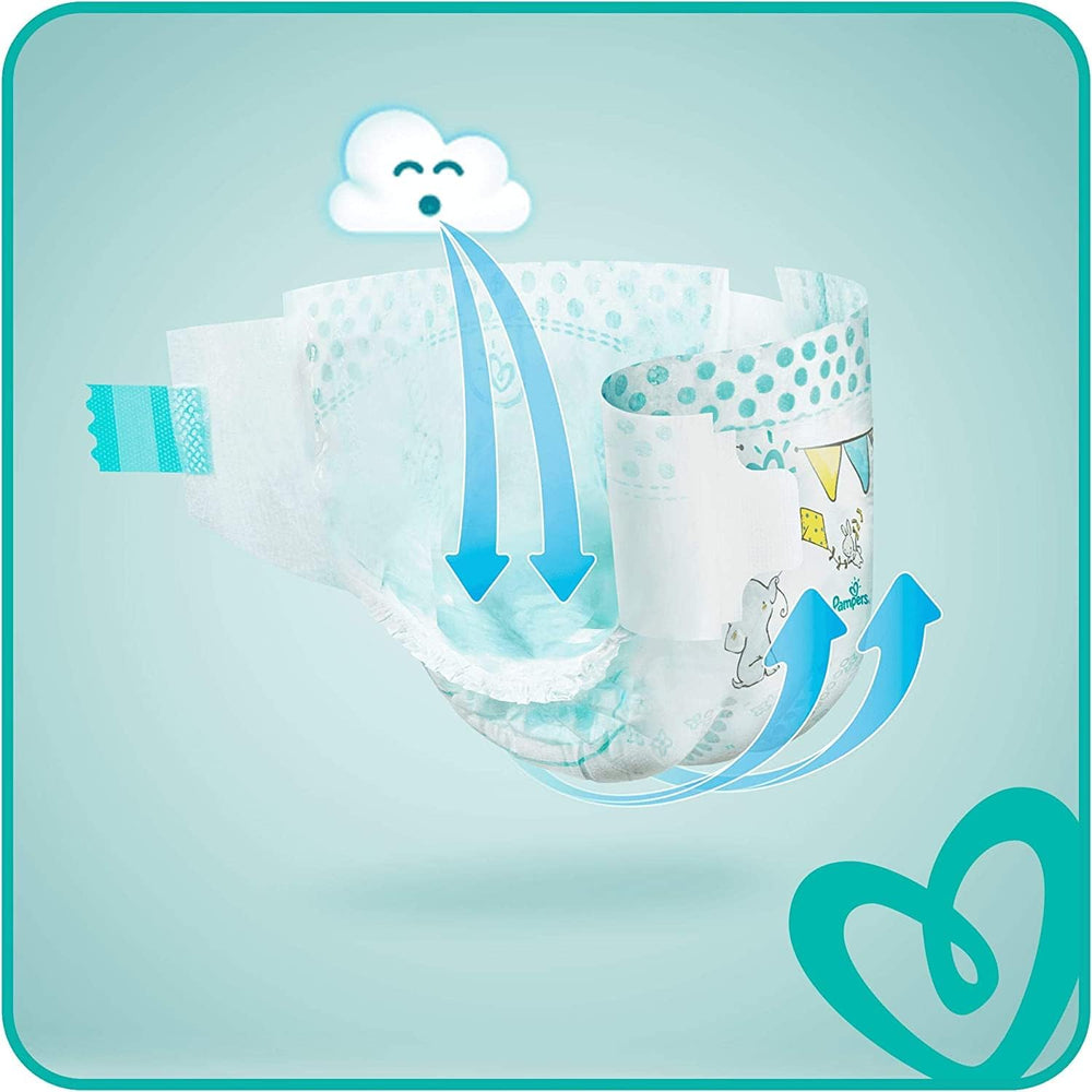 Pelenkák PAMPERS Baby-DRY 7 123-as méret