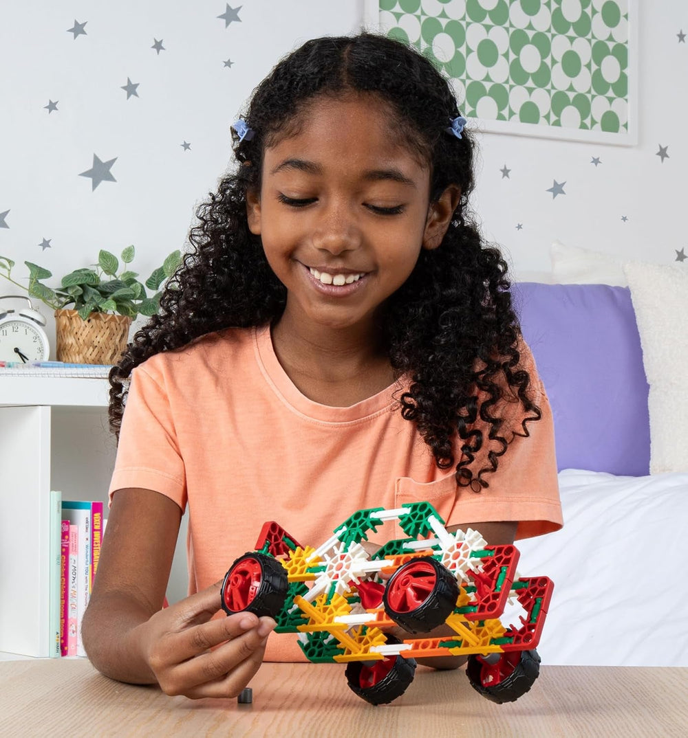K'NEX 15210 Baukasten für Anfänger mit 40 Modellen, Lernspielzeug für Jungen und Mädchen, 141-teiliges Lernset, Konstruktionsspielzeug für Kinder, Bauspielzeug ab 5 Jahren