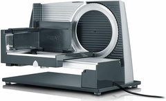 GRAEF SKS S32000, ezüst színű elektromos szeletelő teljesen fém házzal és üveg alaplappal Reszelő és Szeletelő Naty Shop