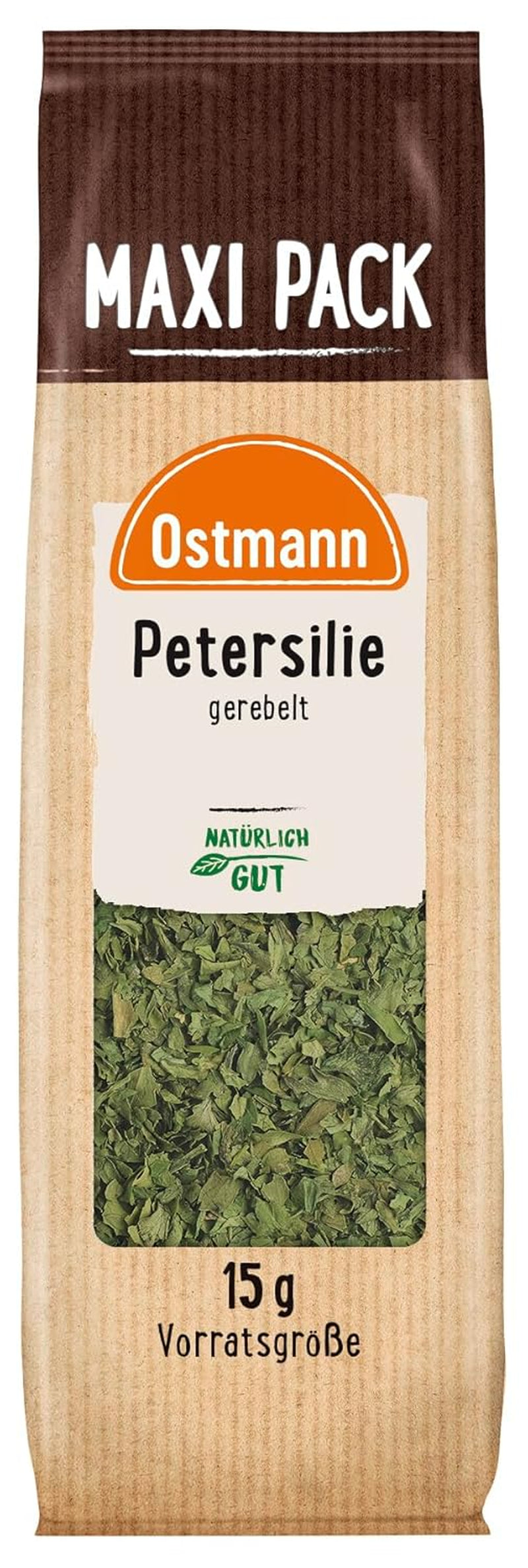 Ostmann Gewürze - Parsilie gerebelt | 15 g Vorteilsbeutelben
