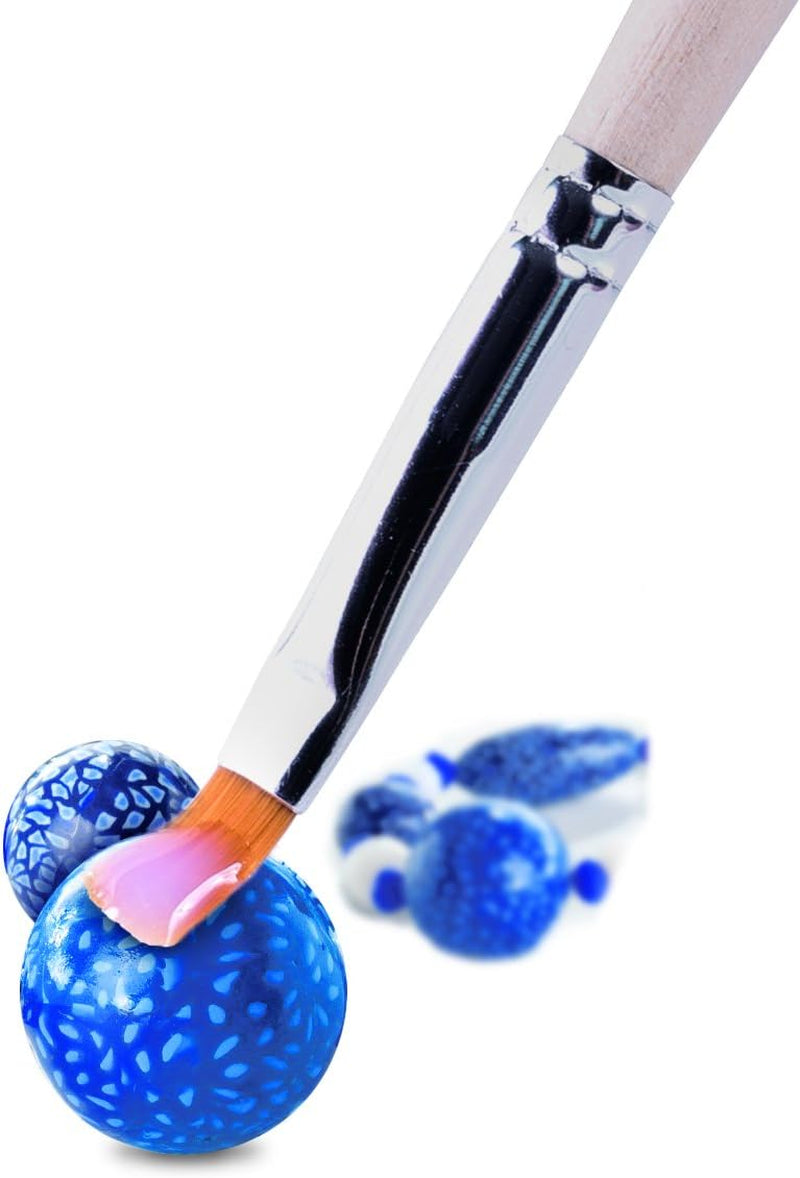 DAS Fila DAS Smart Glanzlack-Szett 3290 00 Modellierwerkzeug Glanzlack und Pinsel, 19,6 x 10 x 3,8 cm