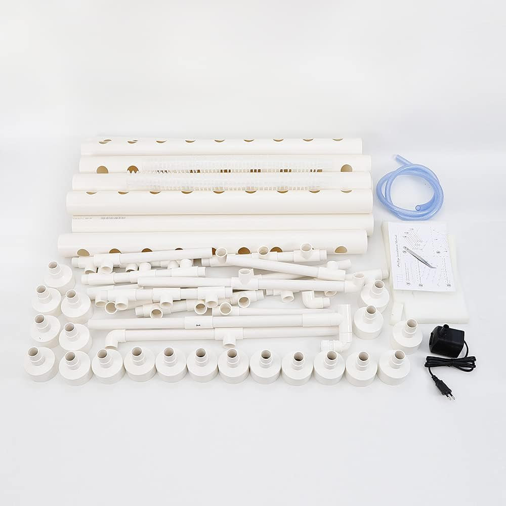 Pflanzen Pflanze Hydroponic System Grow Kit 90 növényi helyek Drei Layer Satz GemüSe Tool Garten Systeme Plant Vegetable Hydrokultur Hydroponische Garden Hydroponik Anbausystem PflanzpläTzen 3Schicht