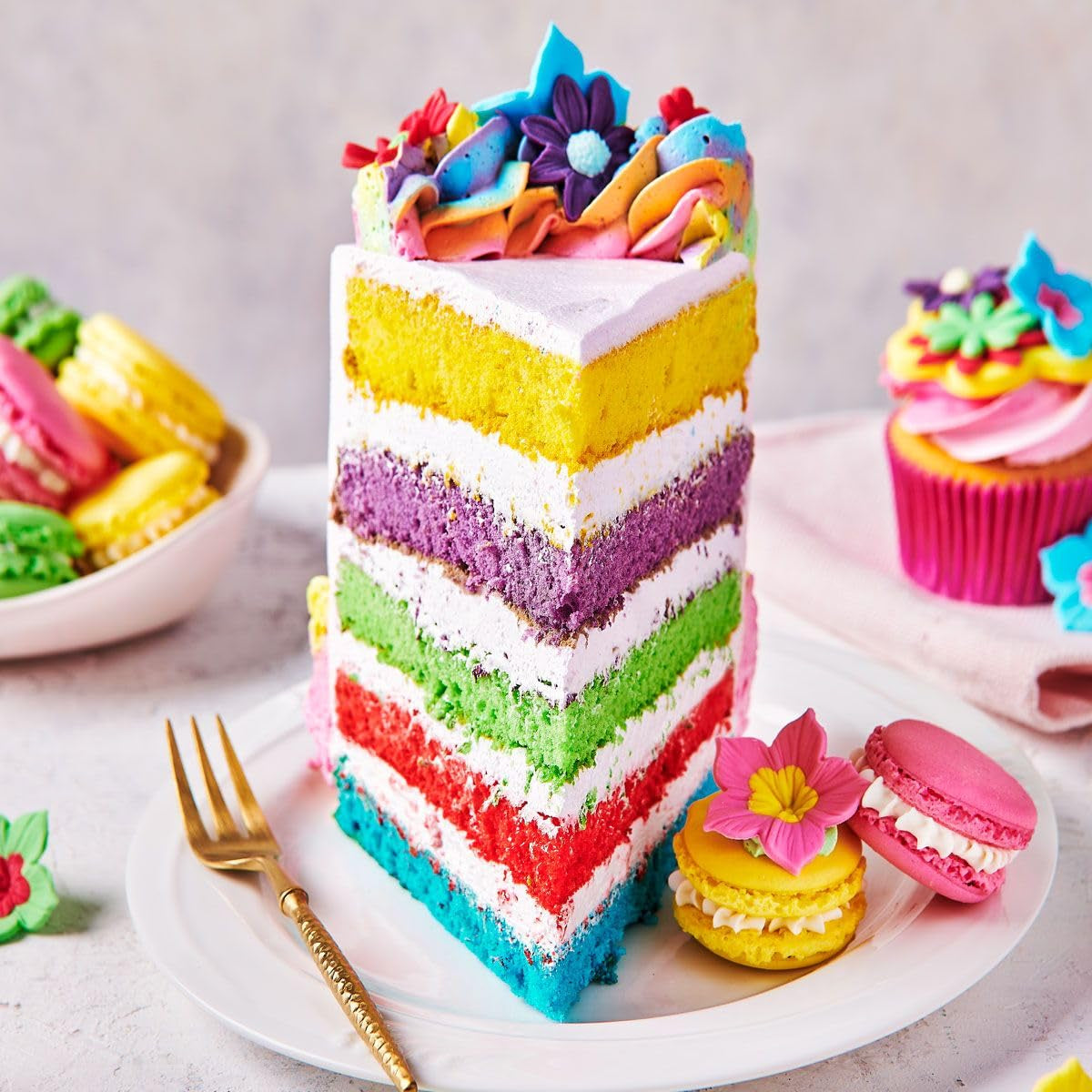 Colorant alimentar Funcakes Gel Pudră Roz: Colorant alimentar foarte concentrat pentru aluat, cremă, fondant, marțipan, produse de patiserie, dozare ușoară, picături individuale pentru a crea culori vibrante, Halal, 30 g