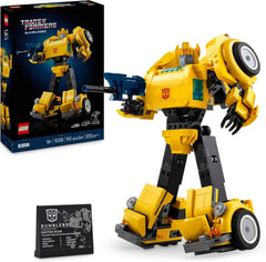 LEGO Icons Transformers Darázs, Felnőtt gyűjthető Robot Akciófigura, Filmépítő szett sci-fi rajongóknak, Autóvá alakítható, Kalandjáték 10338 Építőkészletek Besuche den LEGO-Store alapértelmezett cím