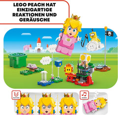 LEGO Super Mario Adventures interaktív barackkal, játszókészlet sárga varangygal, Nintendo ajándék fiúknak, lányoknak és minden játékosnak 6 éves kortól 71441 Építőkészlet Besuche den LEGO-Store