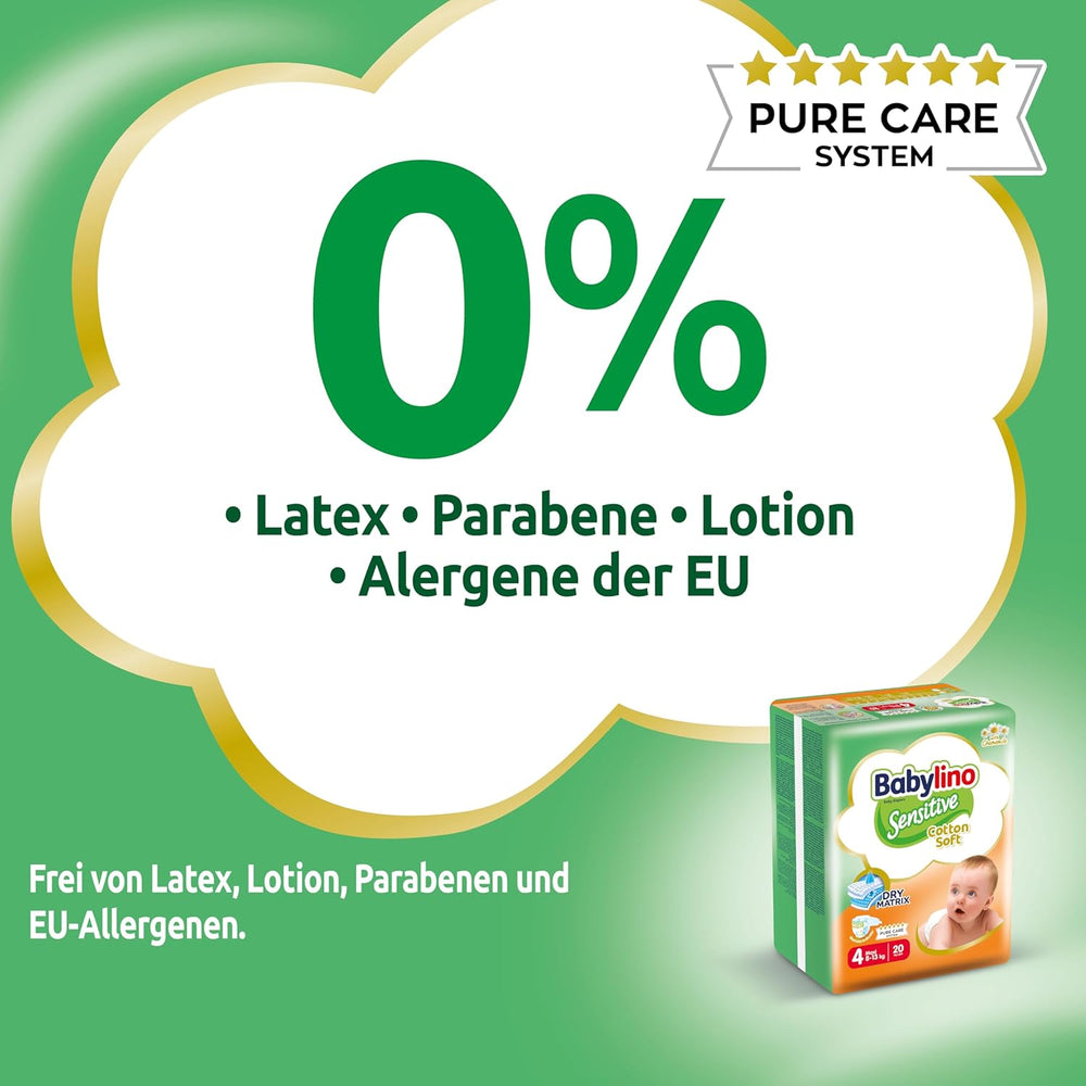 Babapelenka Sensitive 4-es méret, Maxi (8-13 kg), 20 db