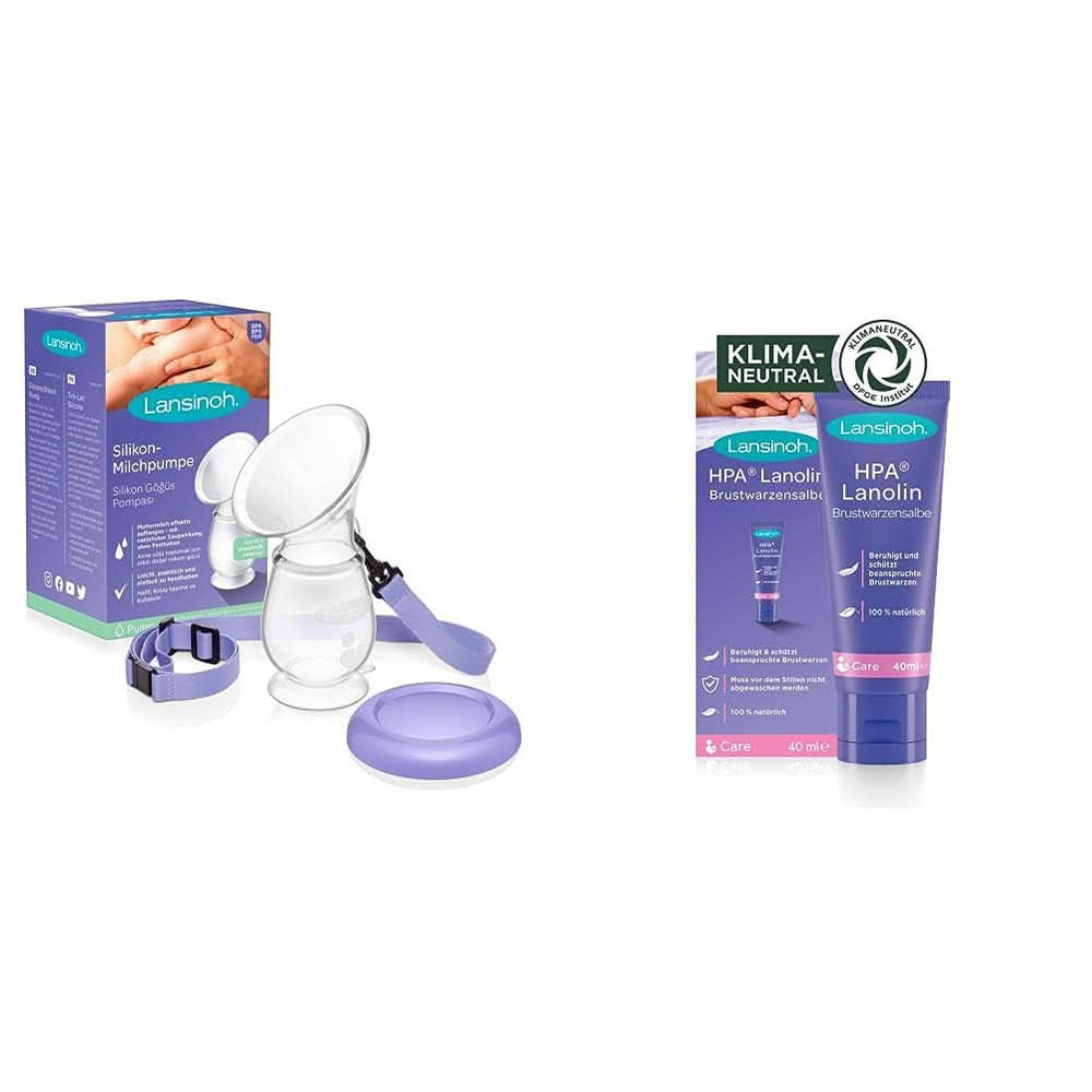Lansinoh Silikon Milchpumpe & Muttermilchauffänger - Angenehmes & Extrem Weiches Silikon - Rettet Jeden Tropfen Muttermilch - Alternatív Zu Milchauffangschalen, 1 Stück (1 Er Pack) Kiegészítők Élelmiszer és szoptatás Bebe Naty Shop Csomag Silikon Brustwarzensalbe