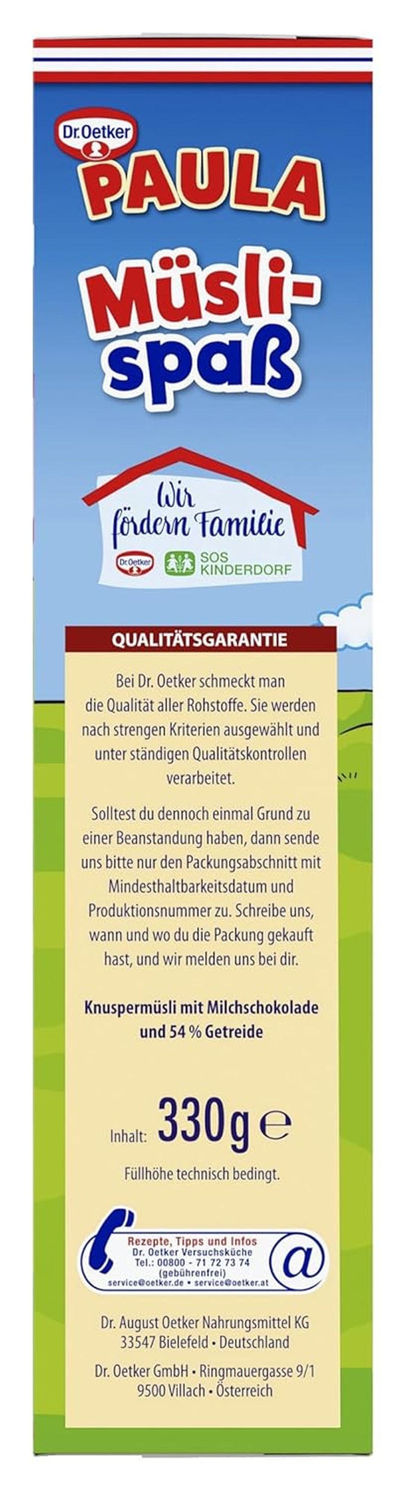 Dr. Oetker müzli móka