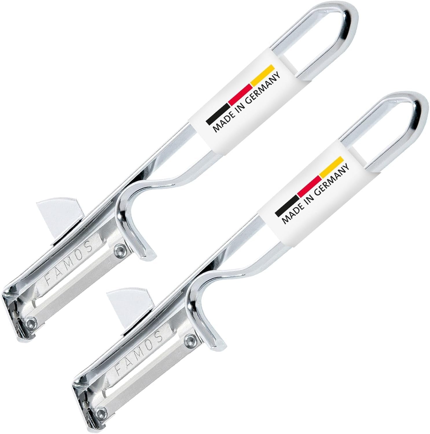 Westmark 106122E1 Hámozó, krómacél penge, rozsdamentes hámozó Naty Shop Famos, 2 Stück