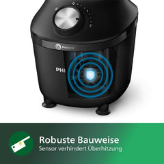 Philips állványkeverő és turmixkészítő – 600 W, 2 literes Becher, Homeid-App, 2 Geschwindigkeitsstufen + Impulsfunktion, Problend, Ice-Crush-Funktion (HR2291/41) Kitchen Naty Shop