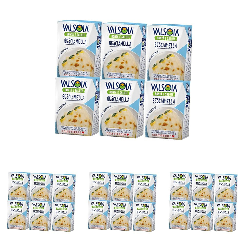 Béchamel kondicionáló, Laktózmentes Béchamel, Sokoldalú főzésben, Ideális vegánoknak és vegetáriánusoknak, 6 x 200 ml