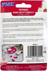 Set mini piston fluture, alb, 3 piese, 4,5 x 2,7 x 2,7 cm