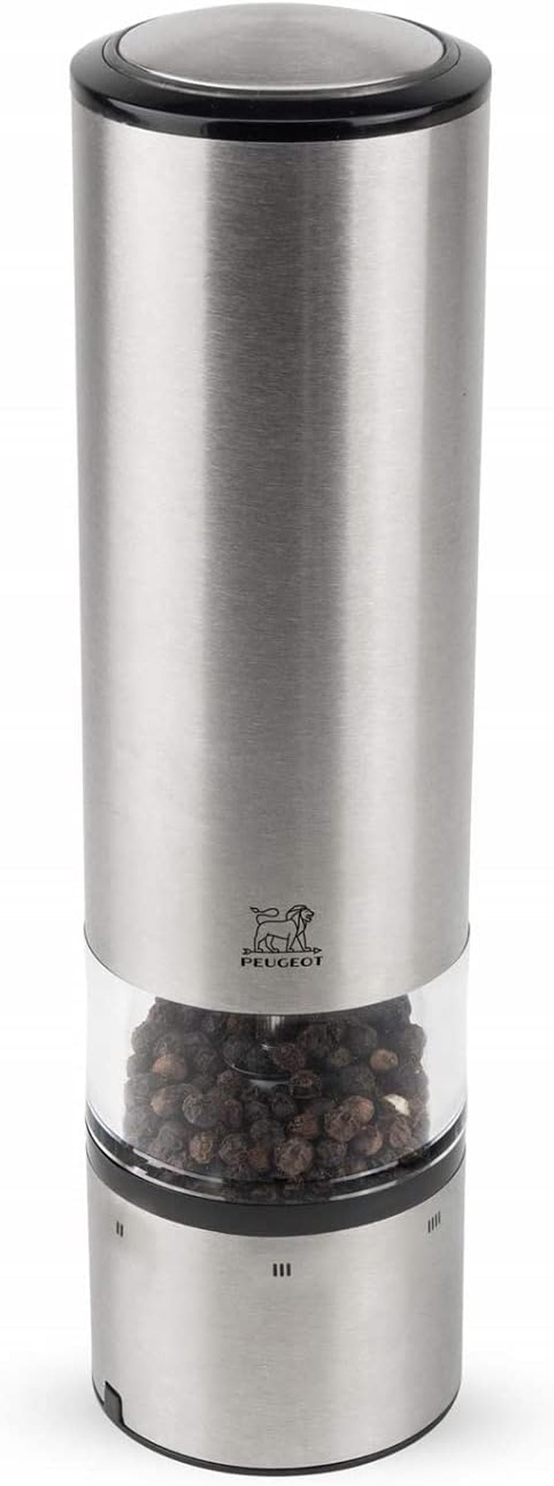 PEUGEOT Elis Sense elektromos paprika/sódaráló készlet, magasság: 20 cm, rozsdamentes acél, ezüst Darálók és szeletelők Naty Shop Pfeffermühle
