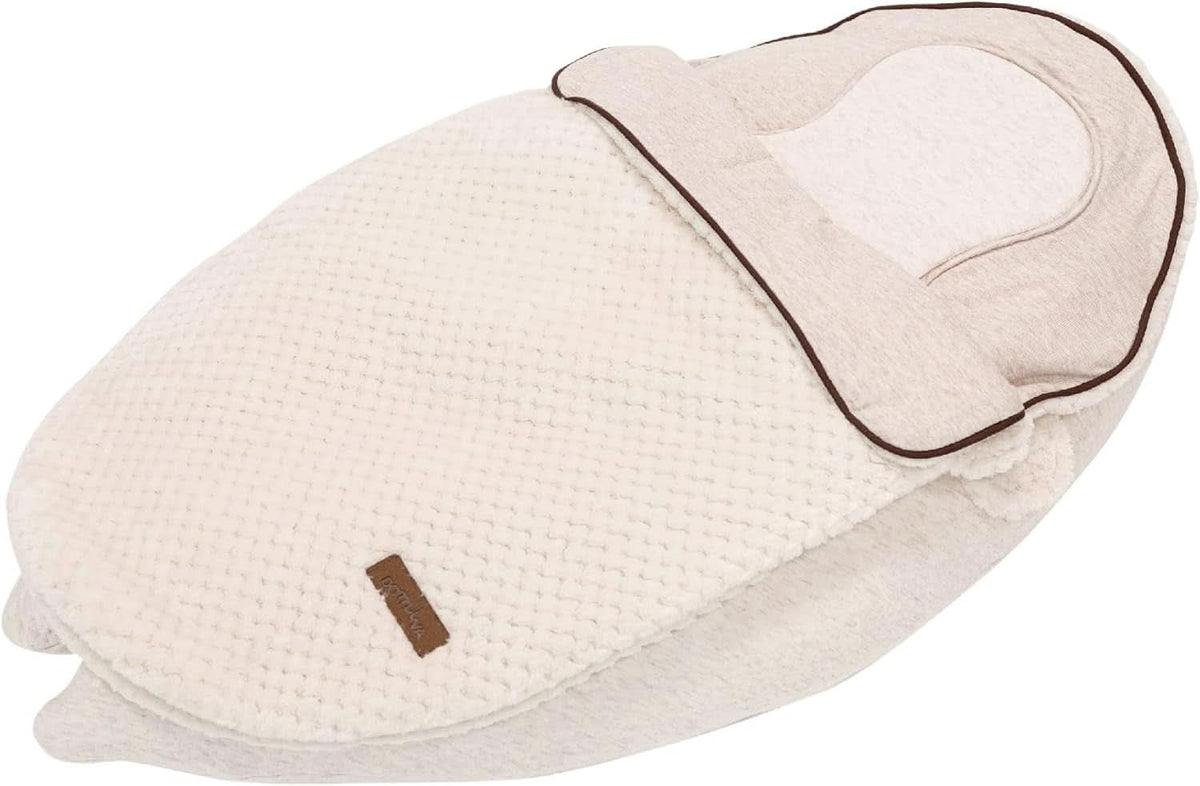 Többfunkciós szoptatópárna, 4 az 1-ben, Puha Nova, bézs, egypárna: 202 cm, fotel, 40 X 75 X 22 cm Kiegészítők Étel és Szoptatás Bebe Naty Shop