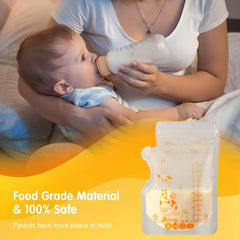 Vinabo 50 Stück Muttermilchbeutel, 250 ml Bpa-mentes Muttermilch tároló táska, Milchbeutel Für Muttermilch Mit Ausgießer Für Das Stillen, Selbststehender, Kann Eingefroren Werden, Vorsterilisiert Kiegészítők Élelmiszer és szoptatás